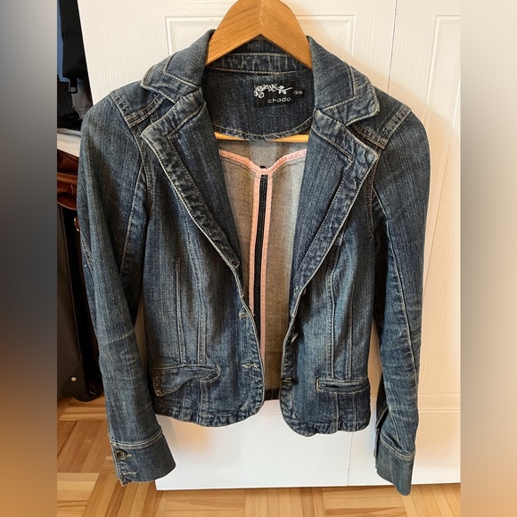 CHADO - XS blue jean coat for sale! - Picture 1 of 3